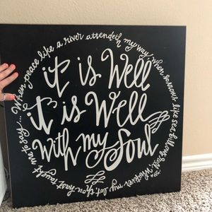 It Is Well home decor
